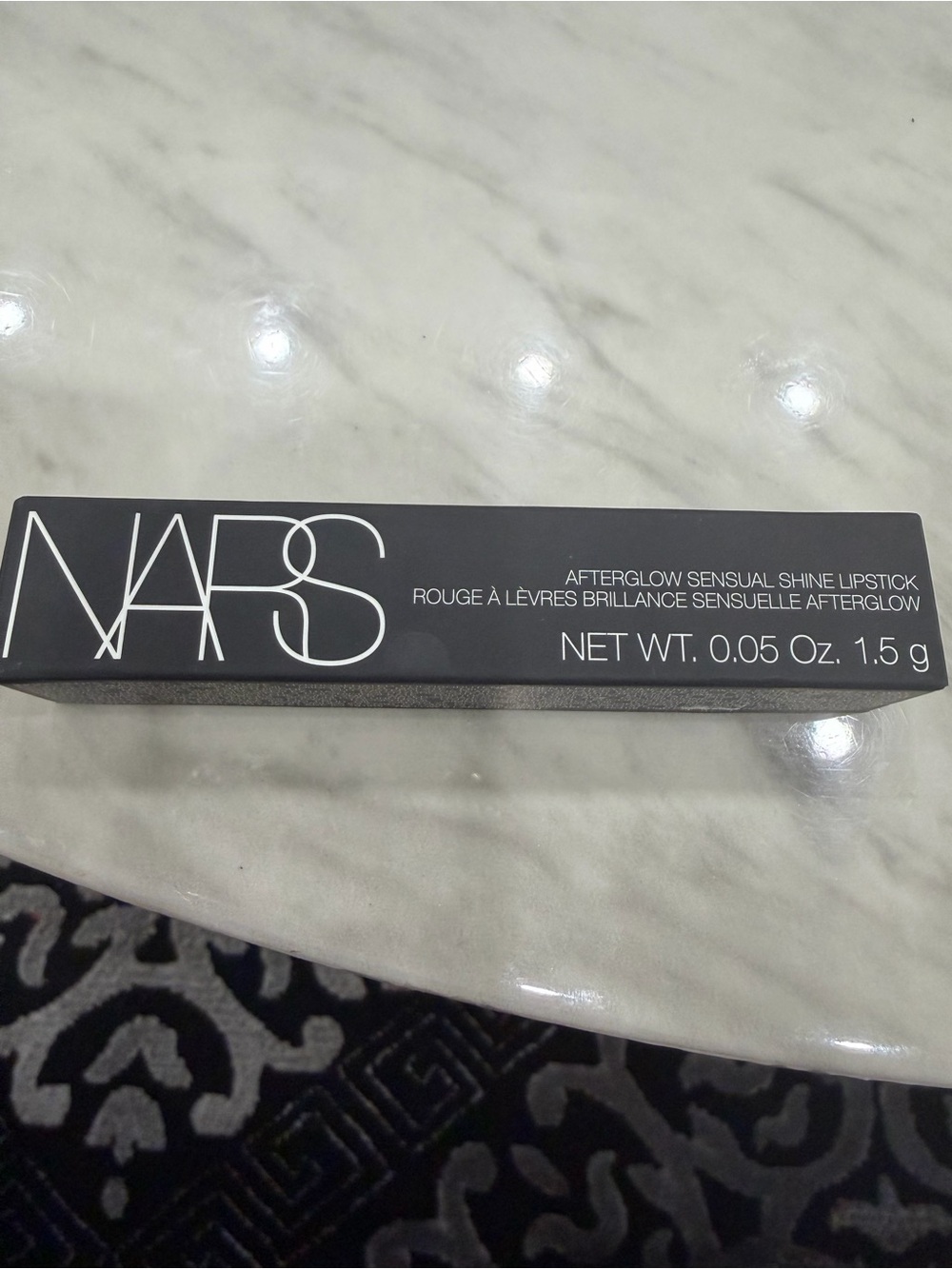 NARS Afterglow Sensual Shine Lipstick - Boxed Black Packaging